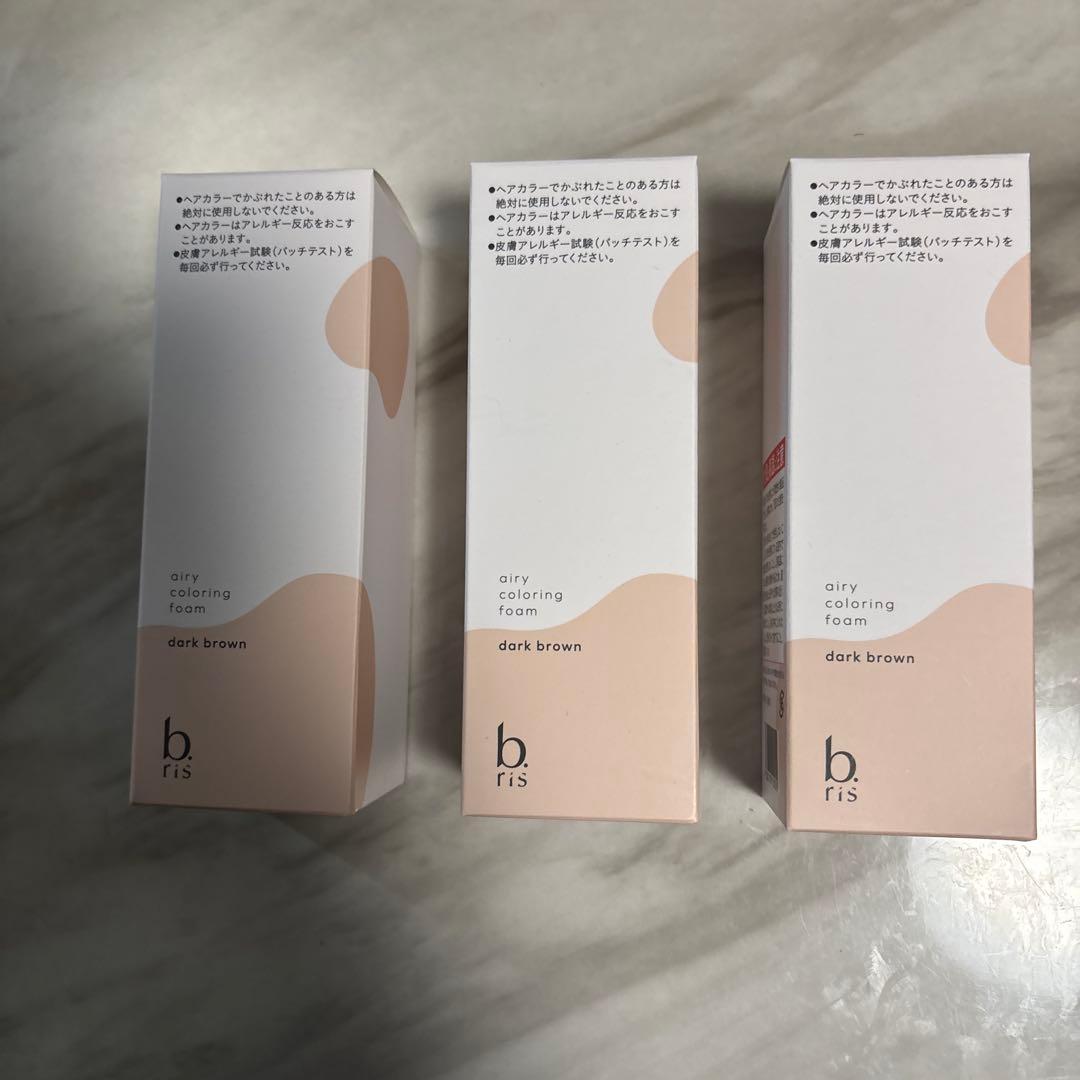 b.ris エアリーカラーリングフォーム ダークブラウン