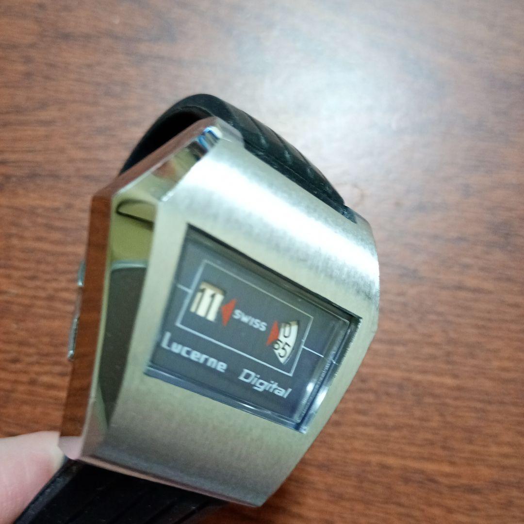 Lucerne デジタル時計 jump hour ジャンプアワー