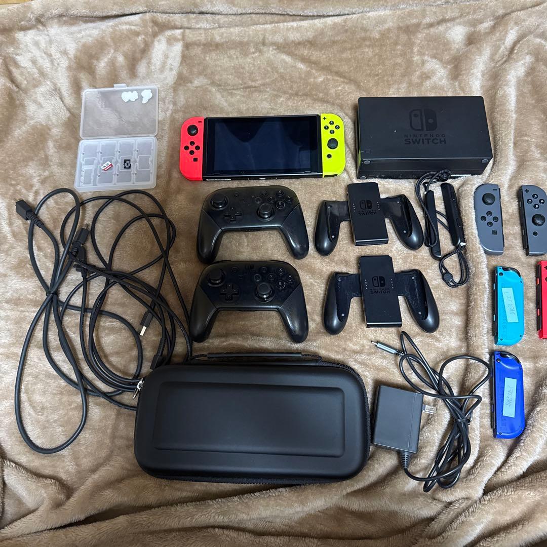 Nintendo Switch ネオンイエロー/ネオンレッド 本体