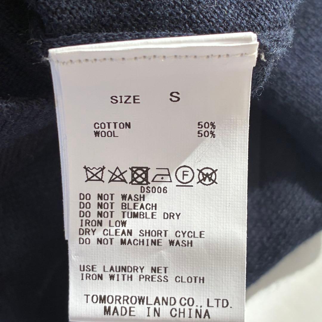 タグ付き新品　マカフィー　ニット　コットンウール ポロプルオーバー