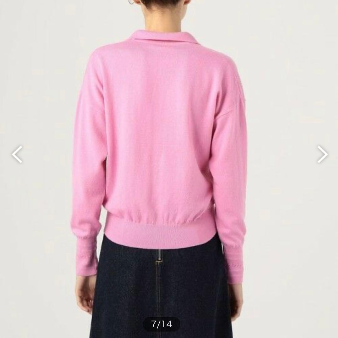 タグ付き新品　マカフィー　ニット　コットンウール ポロプルオーバー