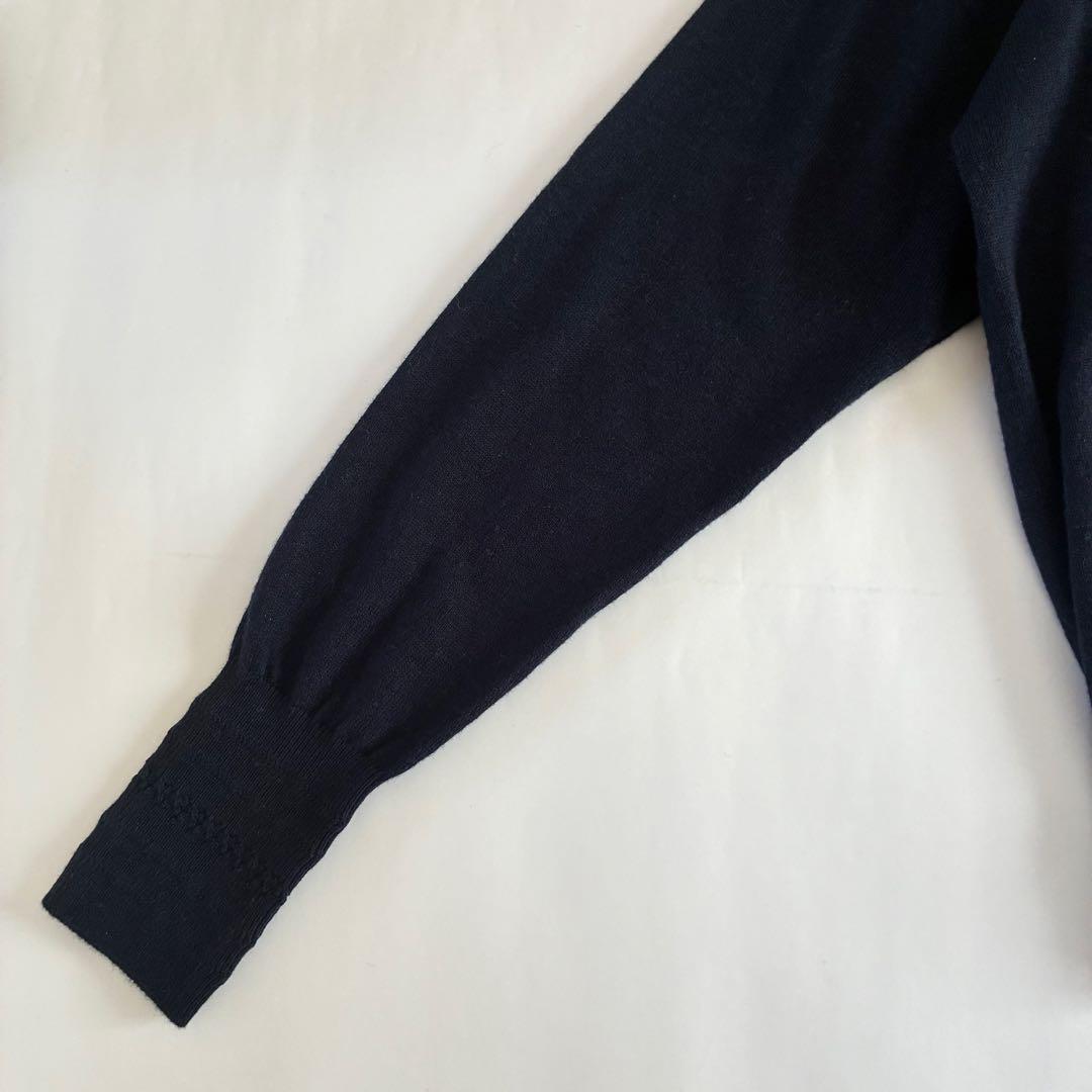 タグ付き新品　マカフィー　ニット　コットンウール ポロプルオーバー