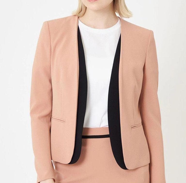 BEIGE, CINDY ダブルカラージャケット クロップドパンツ セットアップ