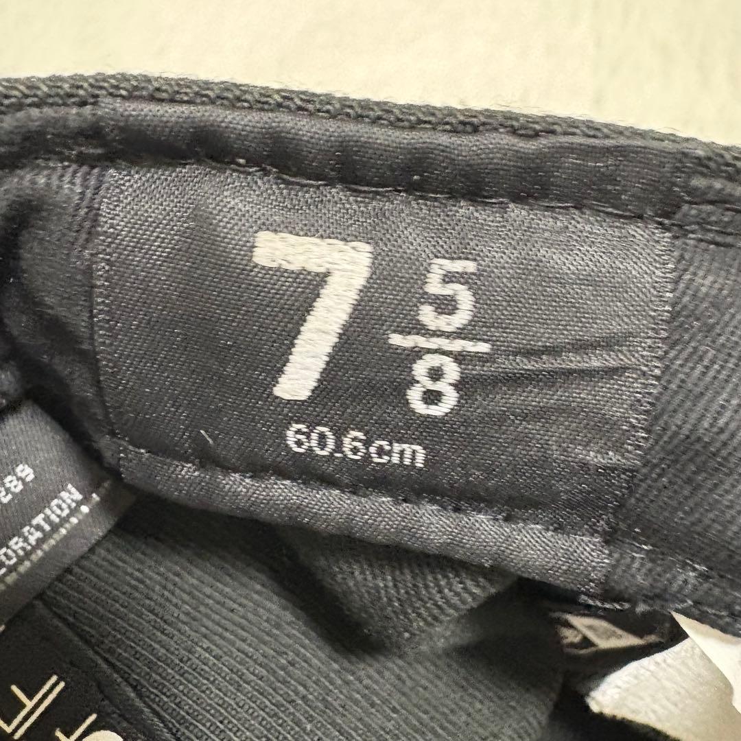 Supreme × NEW ERA ボックスロゴ 6パネルcap 黒 7と5/8