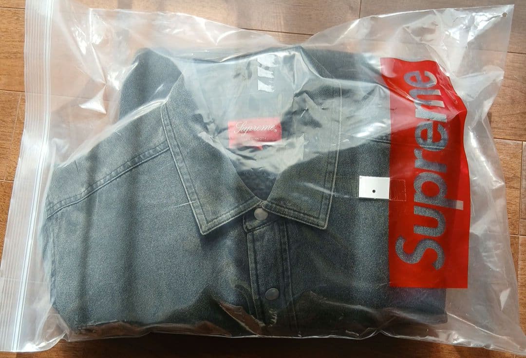 Supreme グレー デニムシャツ