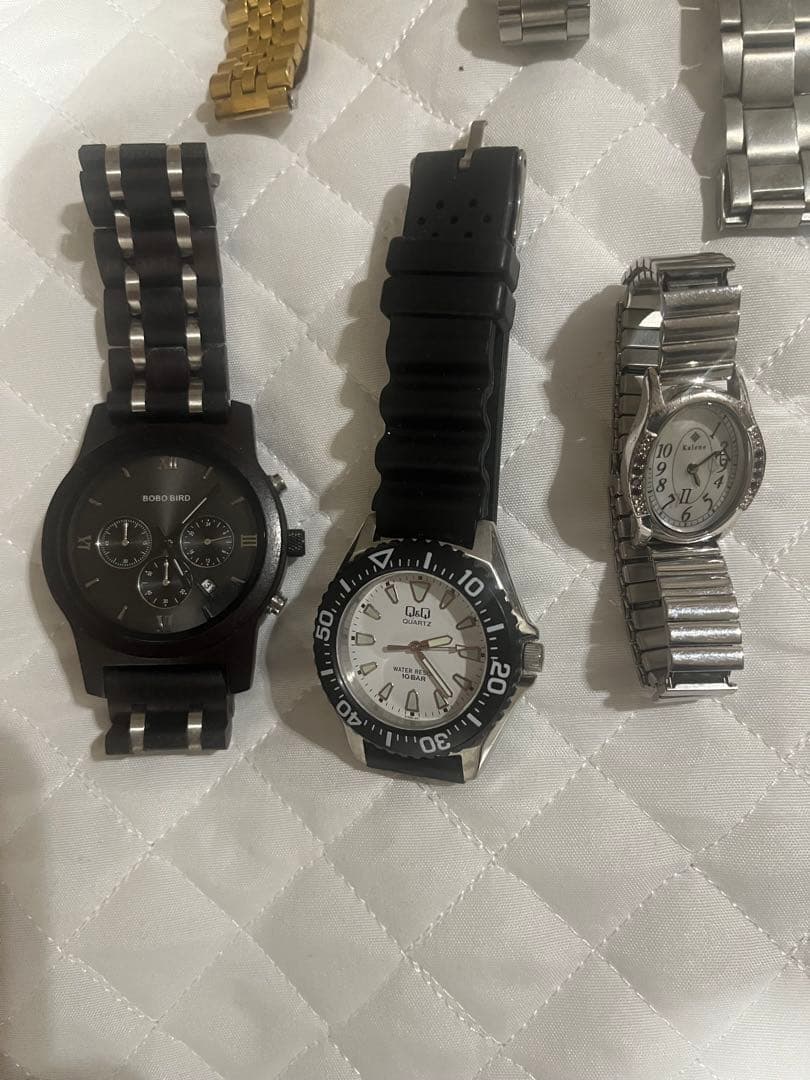 Omega 2個citizen &seiko 箱とストラップ付属。腕時計