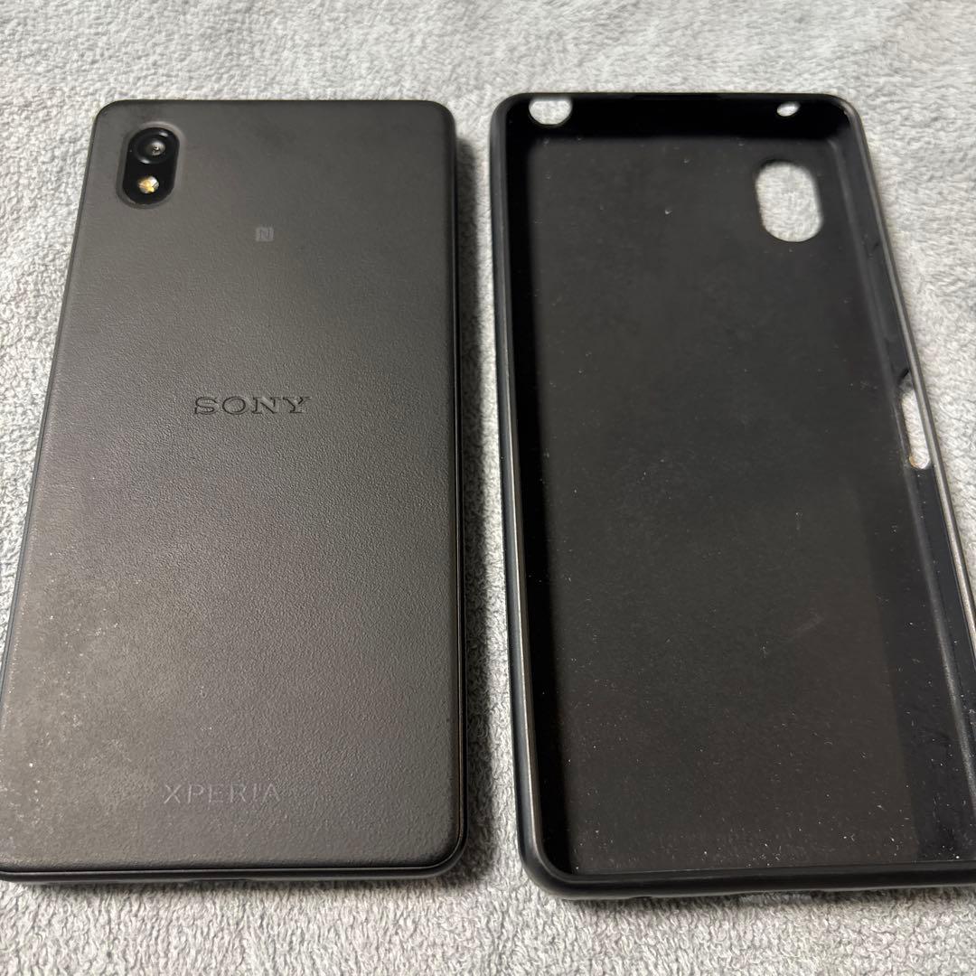 【美品】Xperia Ace III ワイモバイル a203soブラックとカバー