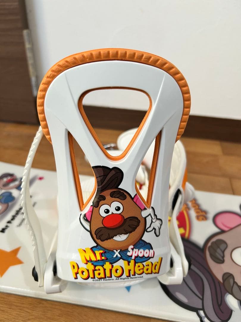 レア新品未使用 キッズスノーボード（120cm）2点セット Mr. ポテトヘッド