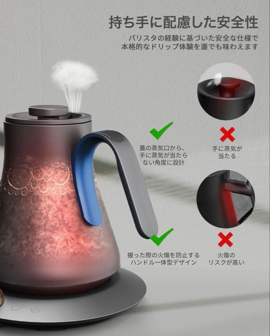 【新品未開封】EPEIOS エペイオス　ドリップケトル 温度調節可能