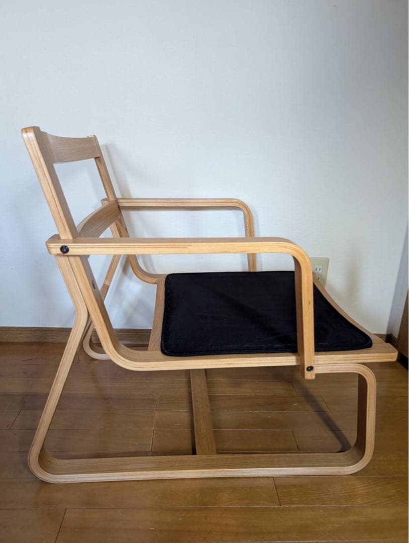 ■送料込■無印良品リビングでもダイニングでもつかえるソファチェア アームイス