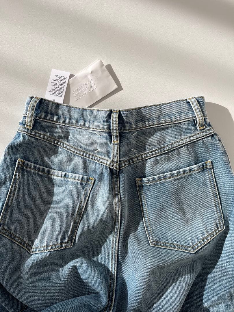 【新品】メゾンマルジェラ5ポケット カットアウト デニムパンツ【指原莉乃着用】