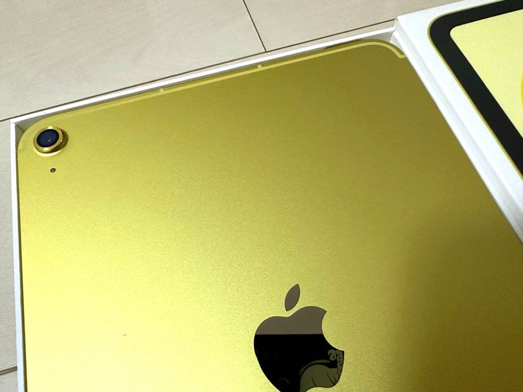 極美品　iPad 第10世代 Wi-Fi+Cellular 256GB イエロー