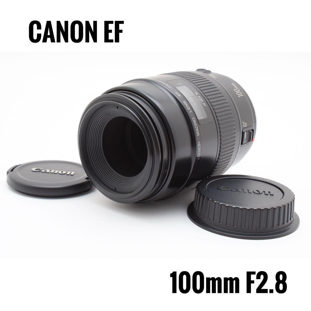 【美品】 キヤノン CANON EF 100mm F2.8 望遠レンズ