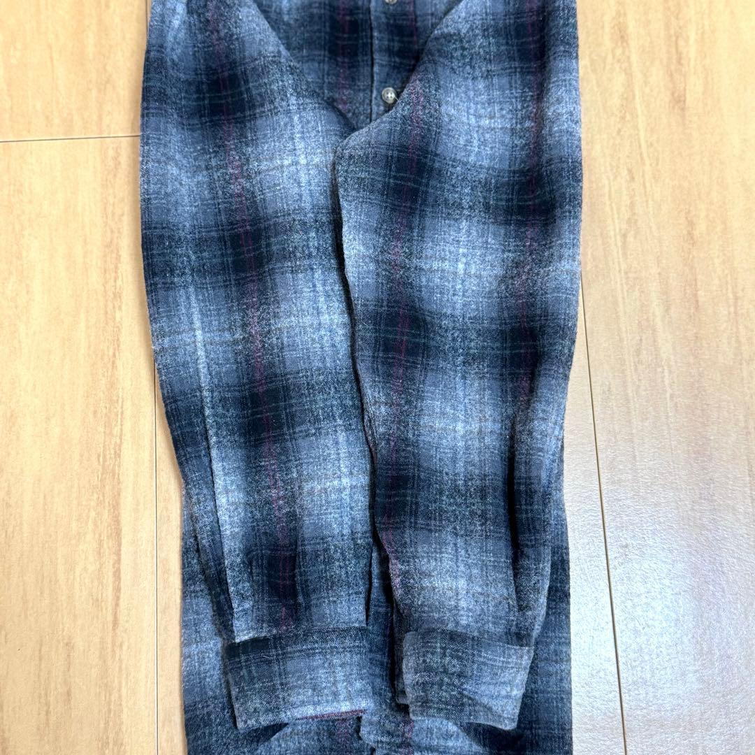 Pendleton USA製 オンブレチェック ウールシャツ オンブレシャツ