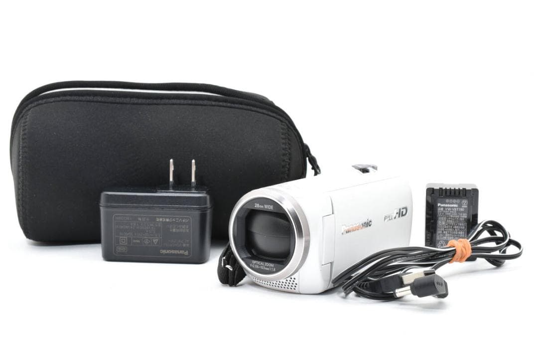 極上品 Panasonic HC-V480MS 充電器 ビデオカメラ #1608