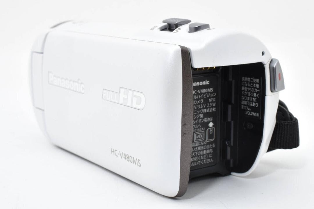 極上品 Panasonic HC-V480MS 充電器 ビデオカメラ #1608