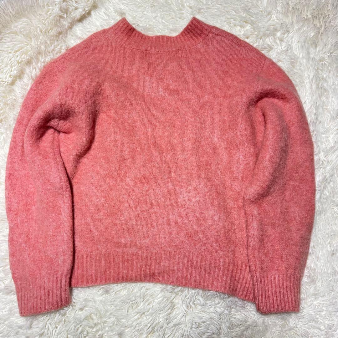 トップス SATUR ESSEN TWO-TONE MOHAIRPULLOVER KNIT