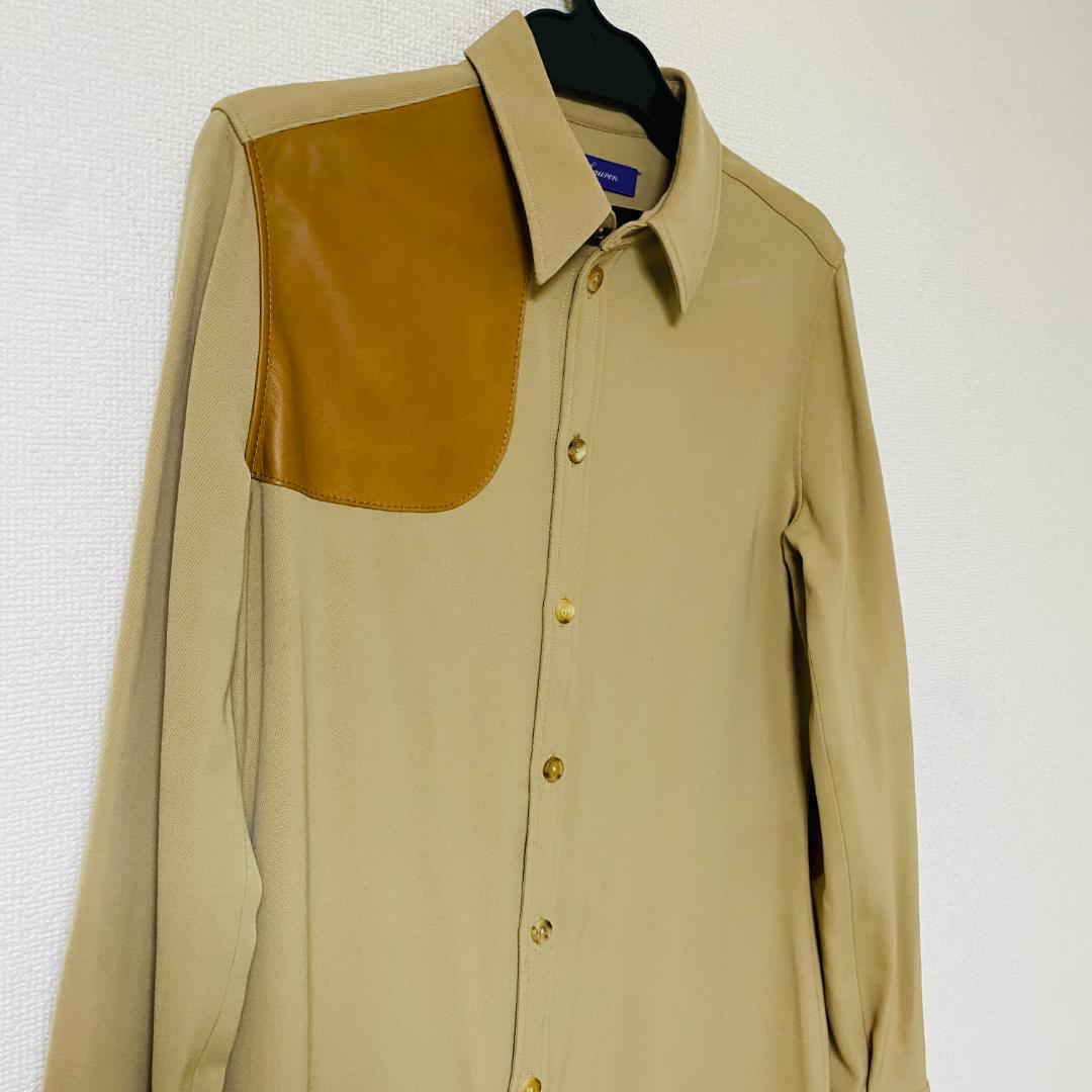 【美品】【最高級】ラルフローレン パープルレーベル シャツワンピース ウール
