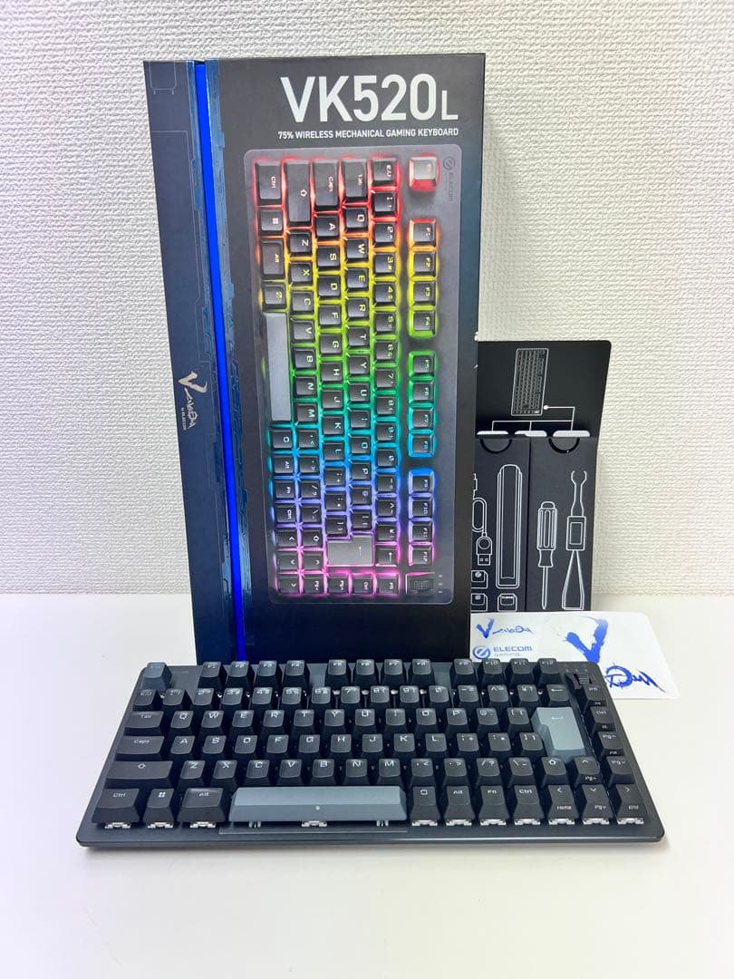 PC2#2 ELECOM エレコム ゲーミングキーボード TK-VK520LBK