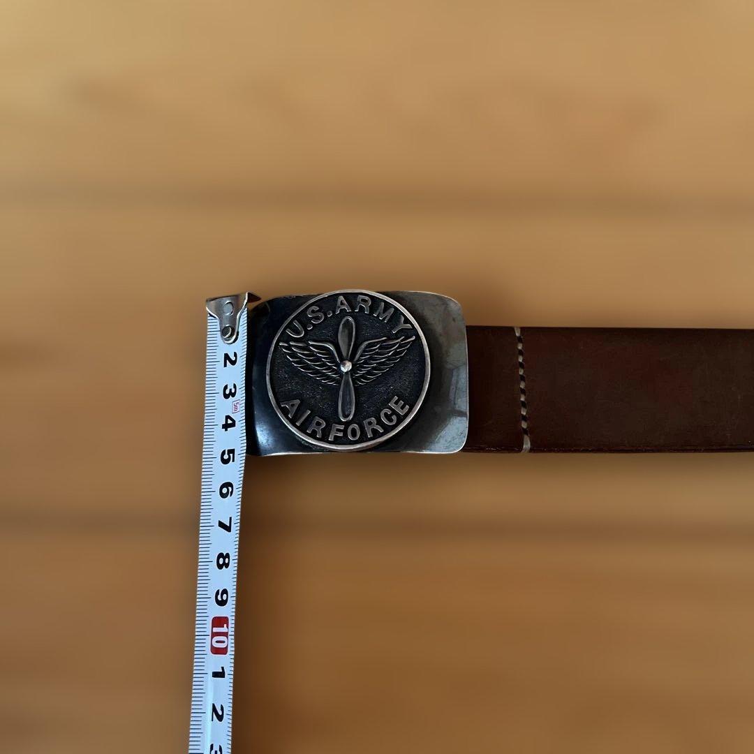 アルバトリー【albatroy】エアーフォースシルバーバックルレザーベルト