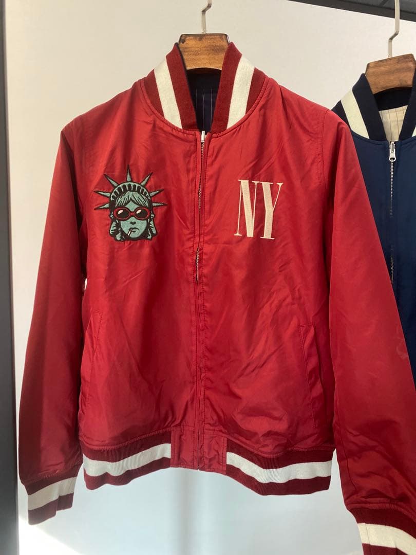 ラスト1点　値下げ　未使用新品　glamb NY stadium JKT