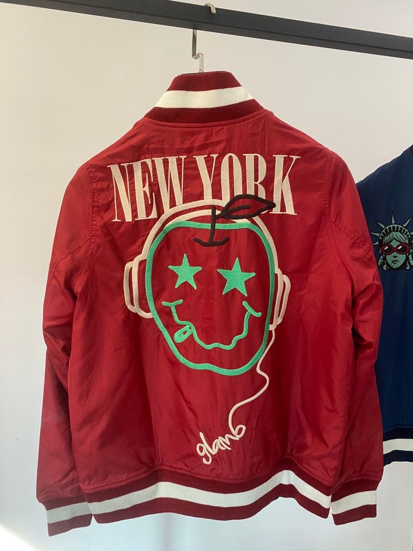 ラスト1点　値下げ　未使用新品　glamb NY stadium JKT