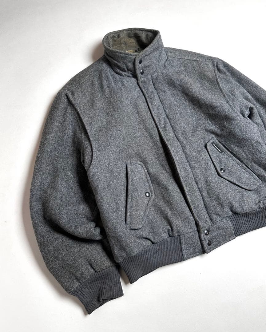 80's \"MEMBER'S ONLY\" メルトンウール ボンバージャケット