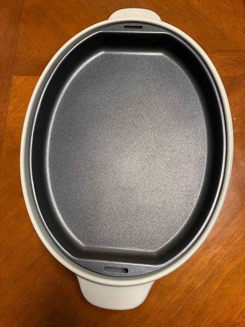 BRUNO ホットプレート オーバル ブルーグレー