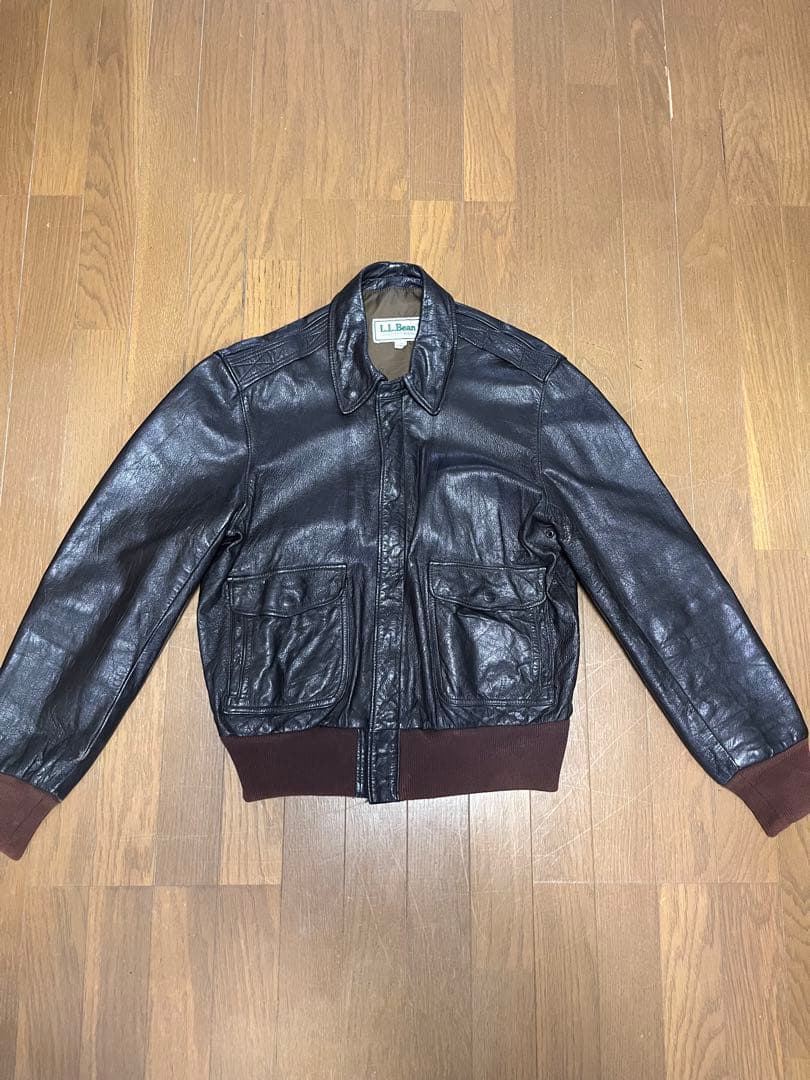 llbean A-2 レザージャケット USA製