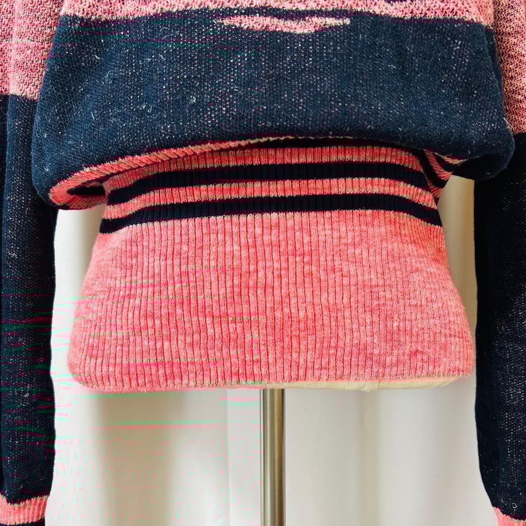 Vivienne Westwood クロップドニット リネン　長袖　オーブ