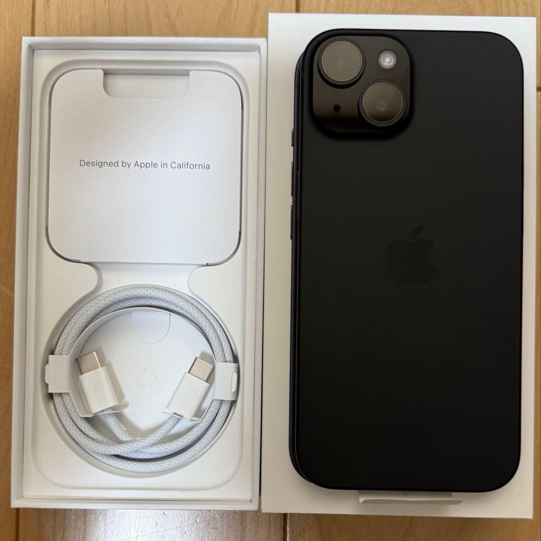 【新品未使用】iPhone15 128GB ブラック　Black