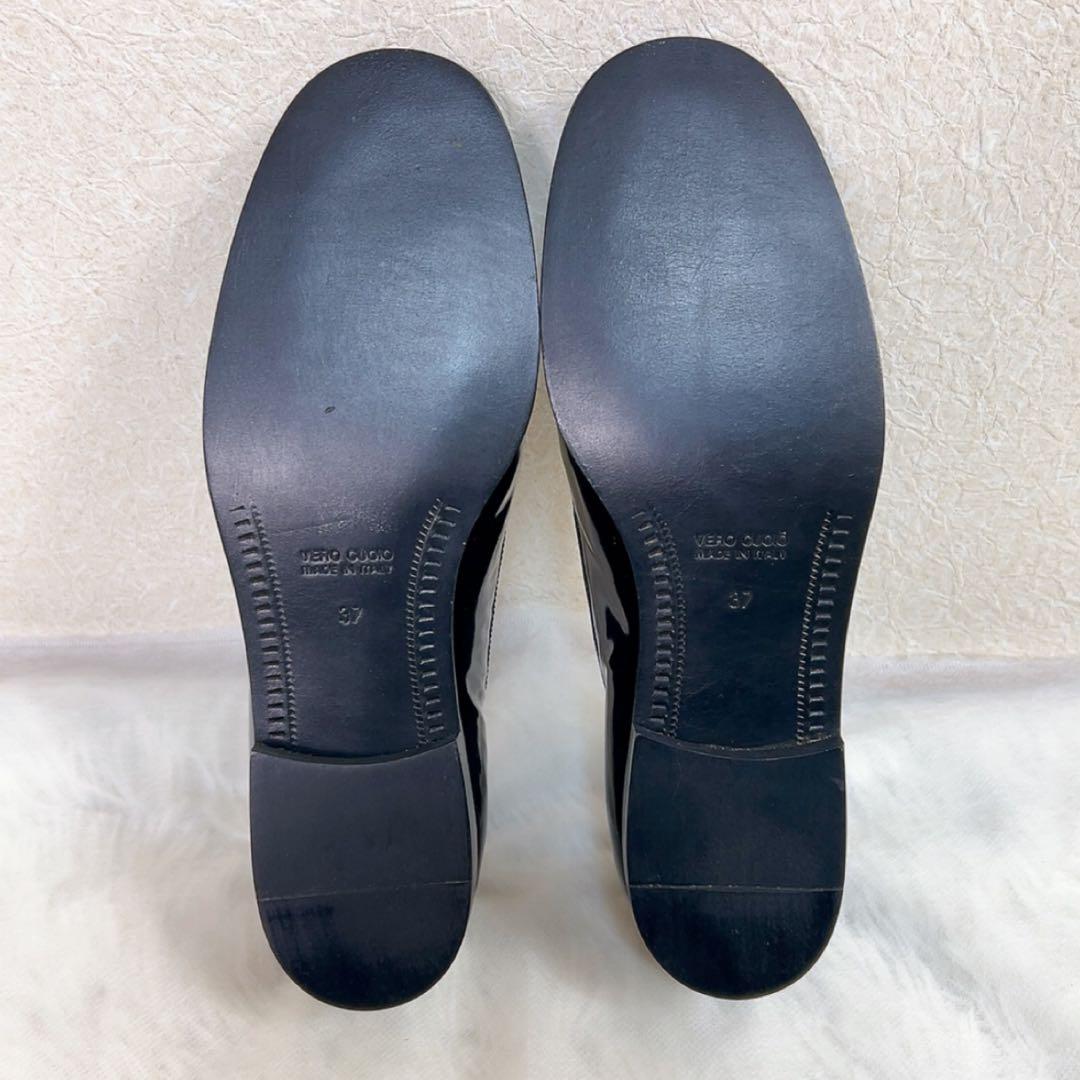 【美品】チャーチ ローファー 37 23.5cm ブラック 黒 イタリア製