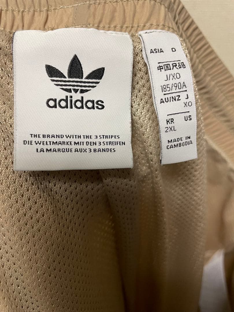 ★上下セット★ アディダスオリジナルス ナイロンジャケット・パンツ デカロゴ