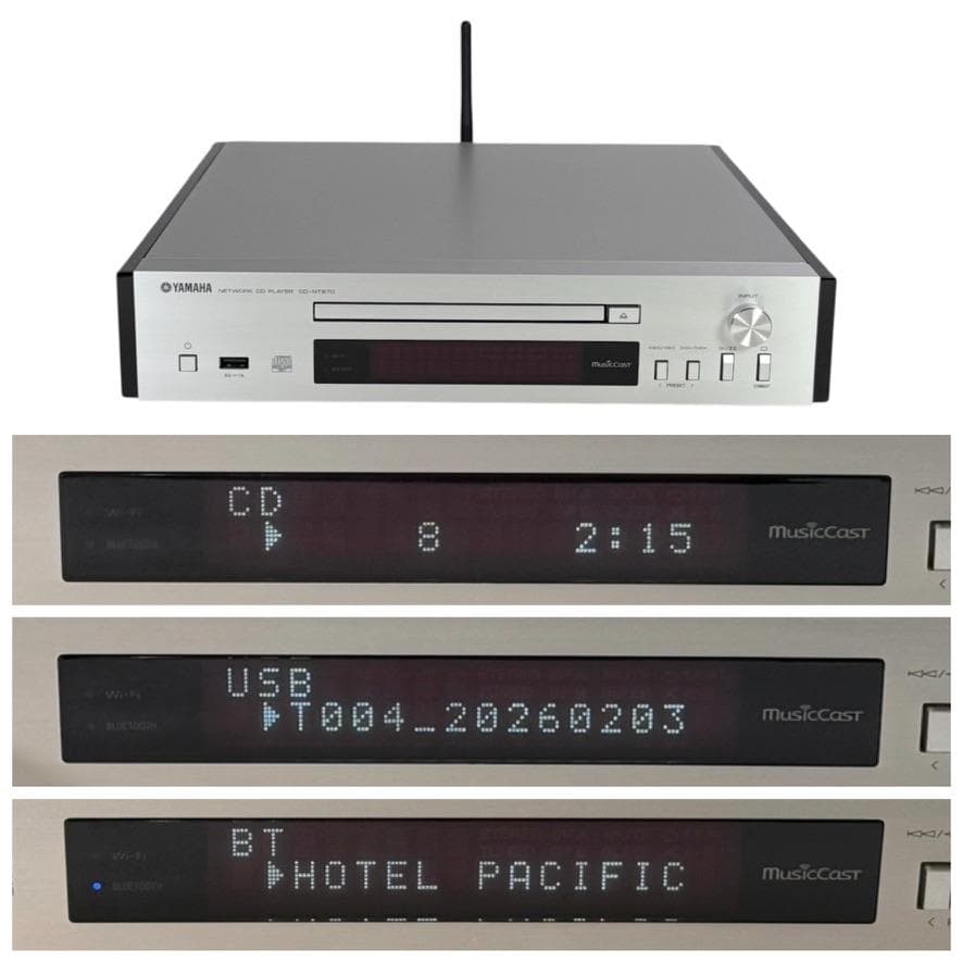 ◆優良美品・動作確認済◆ヤマハ ネットワークCDプレーヤー CD-NT670
