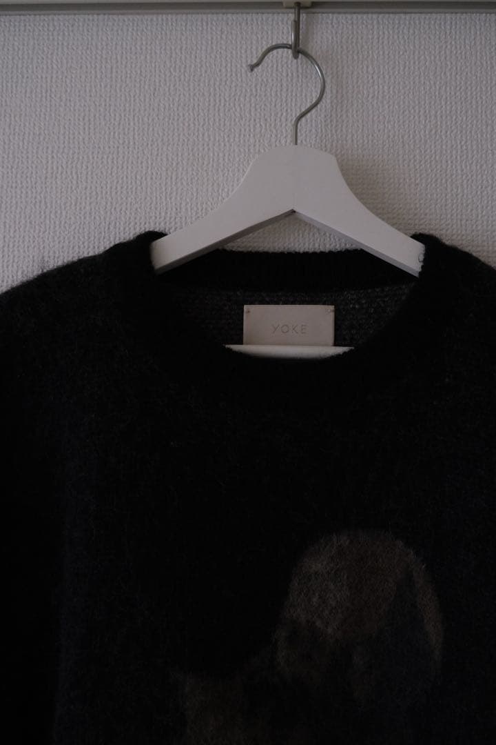 YOKE モヘアニット carol 別注Ben JQ Crew neck