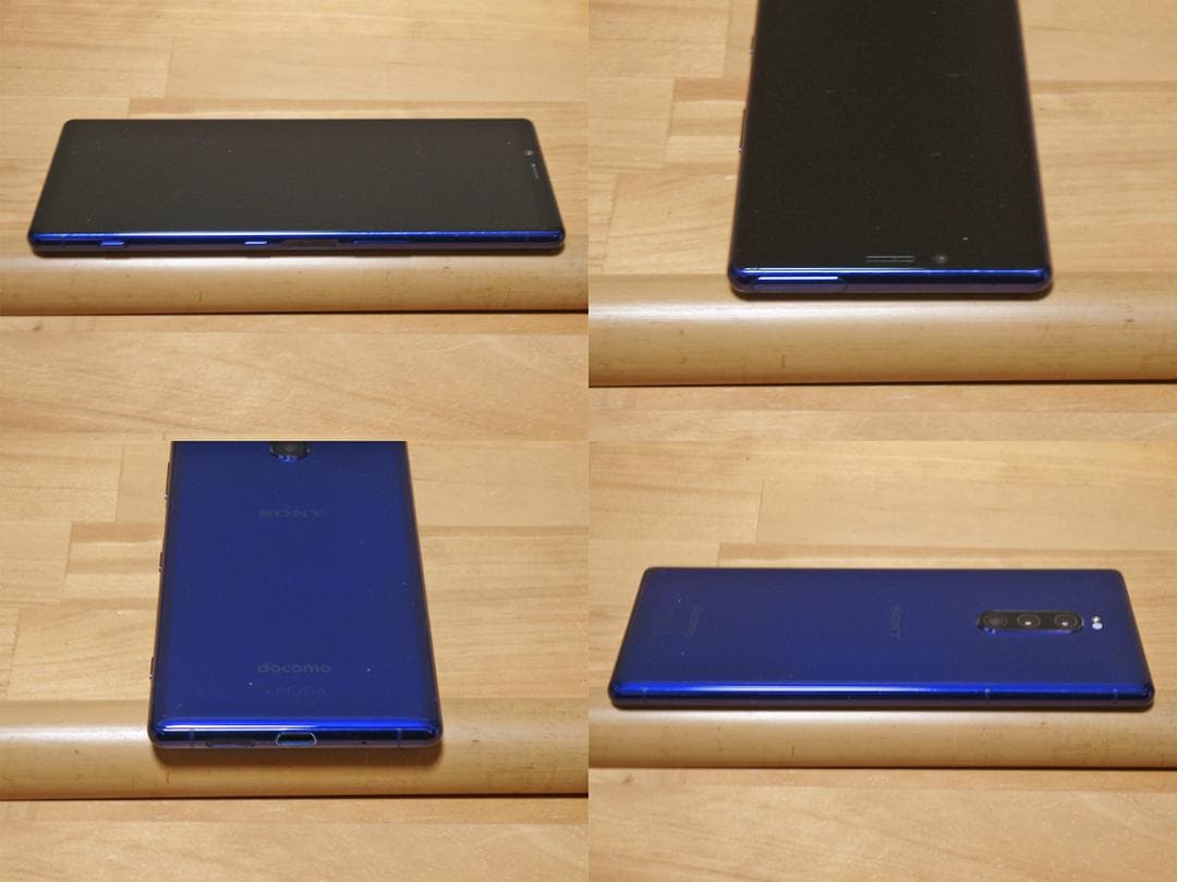 傷少XPERIA 1 SO-03L(PR)液晶保護ガラス付 SIMロック解除済