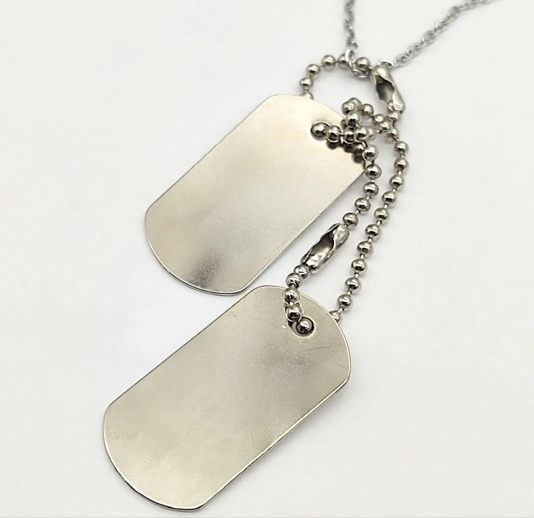 GUCCI グッチ ダブルドッグタグネックレス