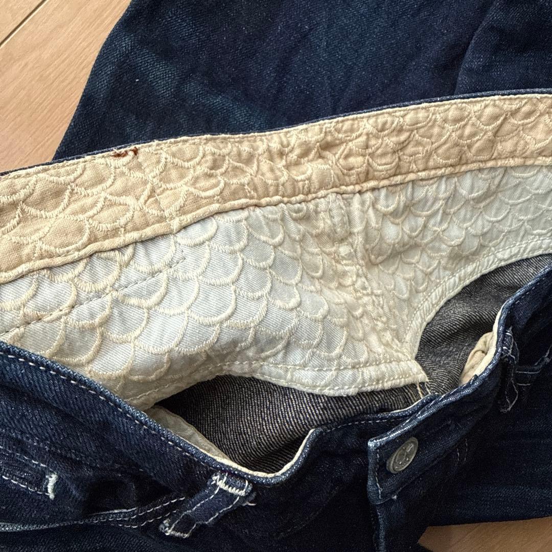 ミナペルホネン オールウェイズ スリムデニムパンツ 38