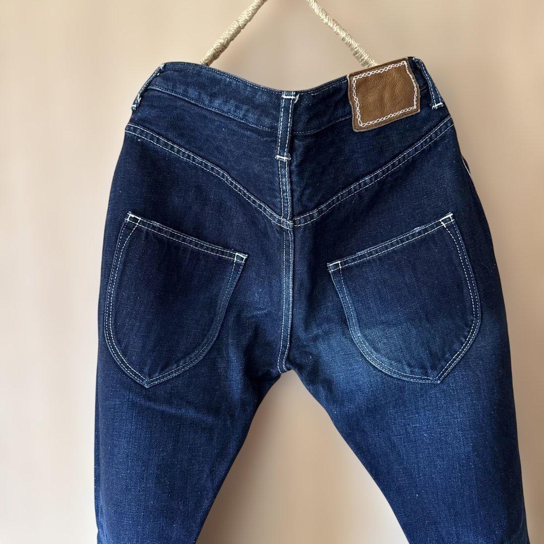 ミナペルホネン オールウェイズ スリムデニムパンツ 38