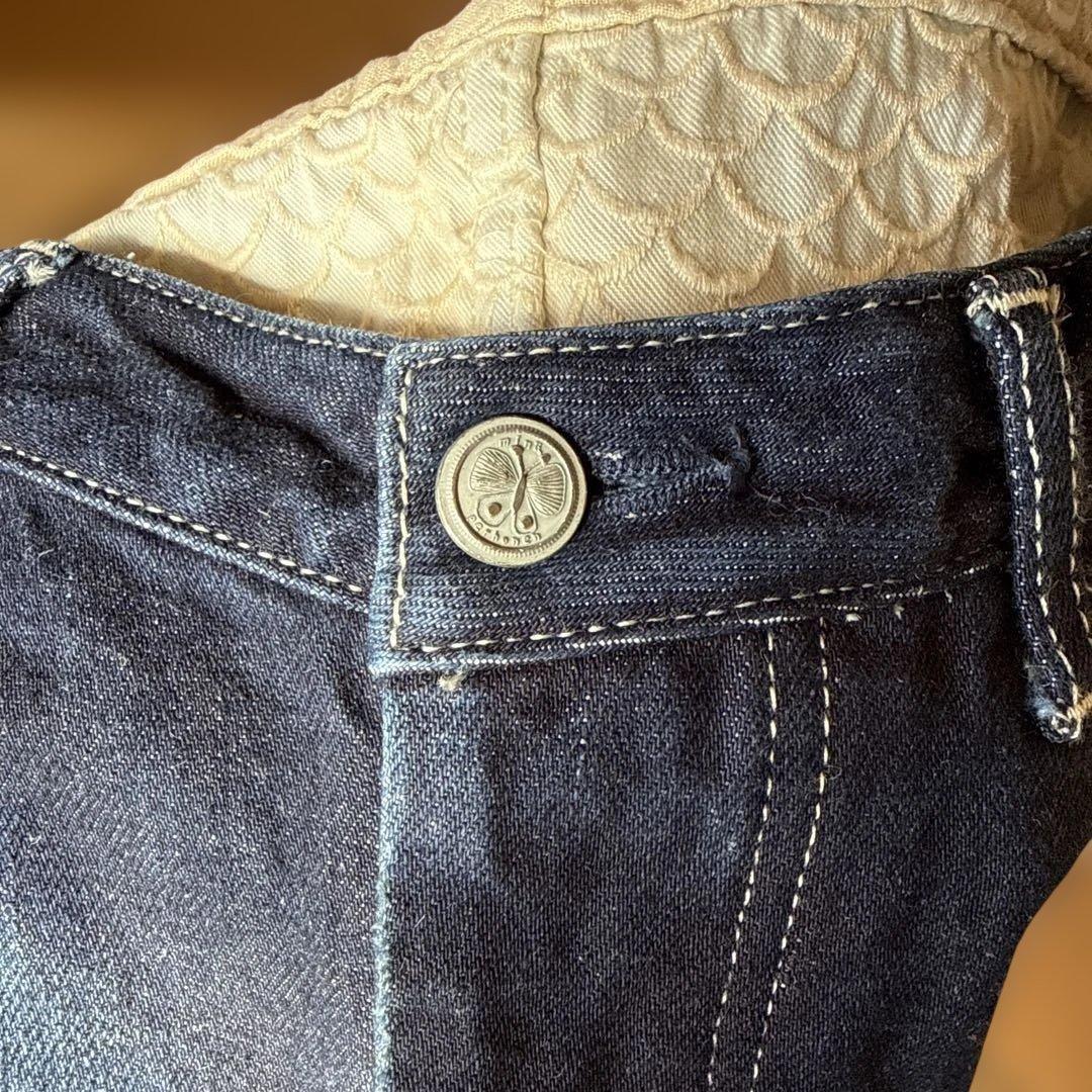 ミナペルホネン オールウェイズ スリムデニムパンツ 38