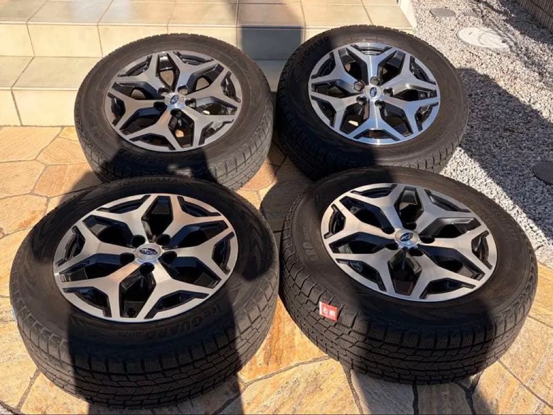 送料込み！SKフォレスター ヨコハマ17インチ スタッドレスタイヤ&ホイール