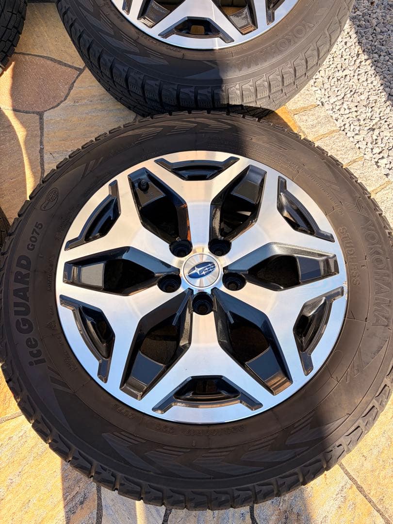 送料込み！SKフォレスター ヨコハマ17インチ スタッドレスタイヤ&ホイール