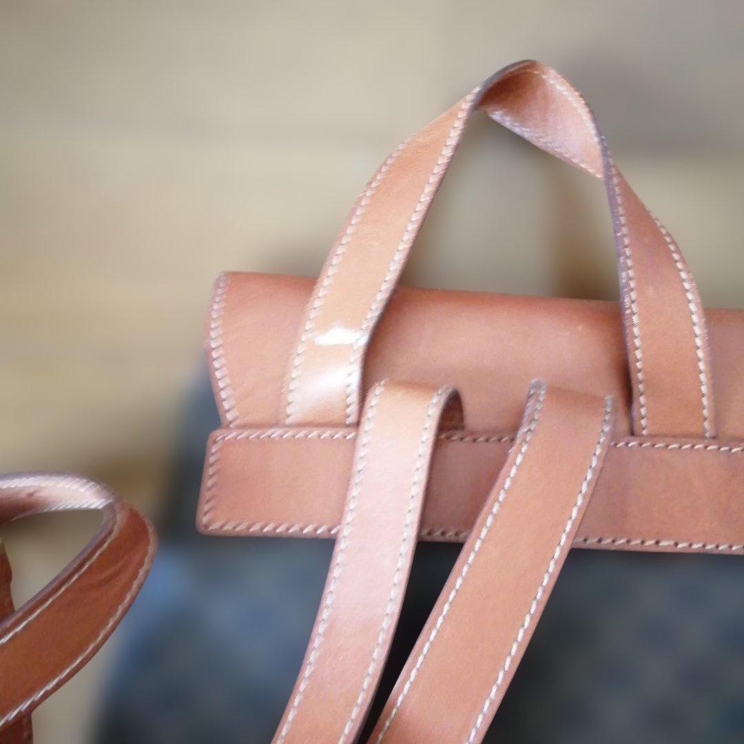 a*c様 CELINE　マカダム　ブラウン レザー リュック　ヴィンテージ