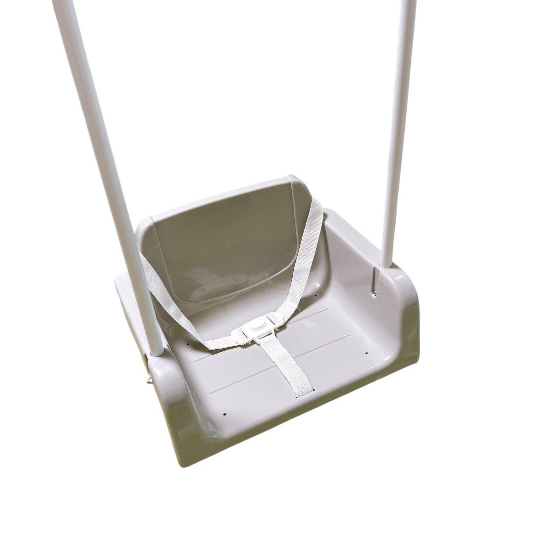 野中製作所 おりたたみ わんぱくスライダージム ブランコ付DX グレーホワイト