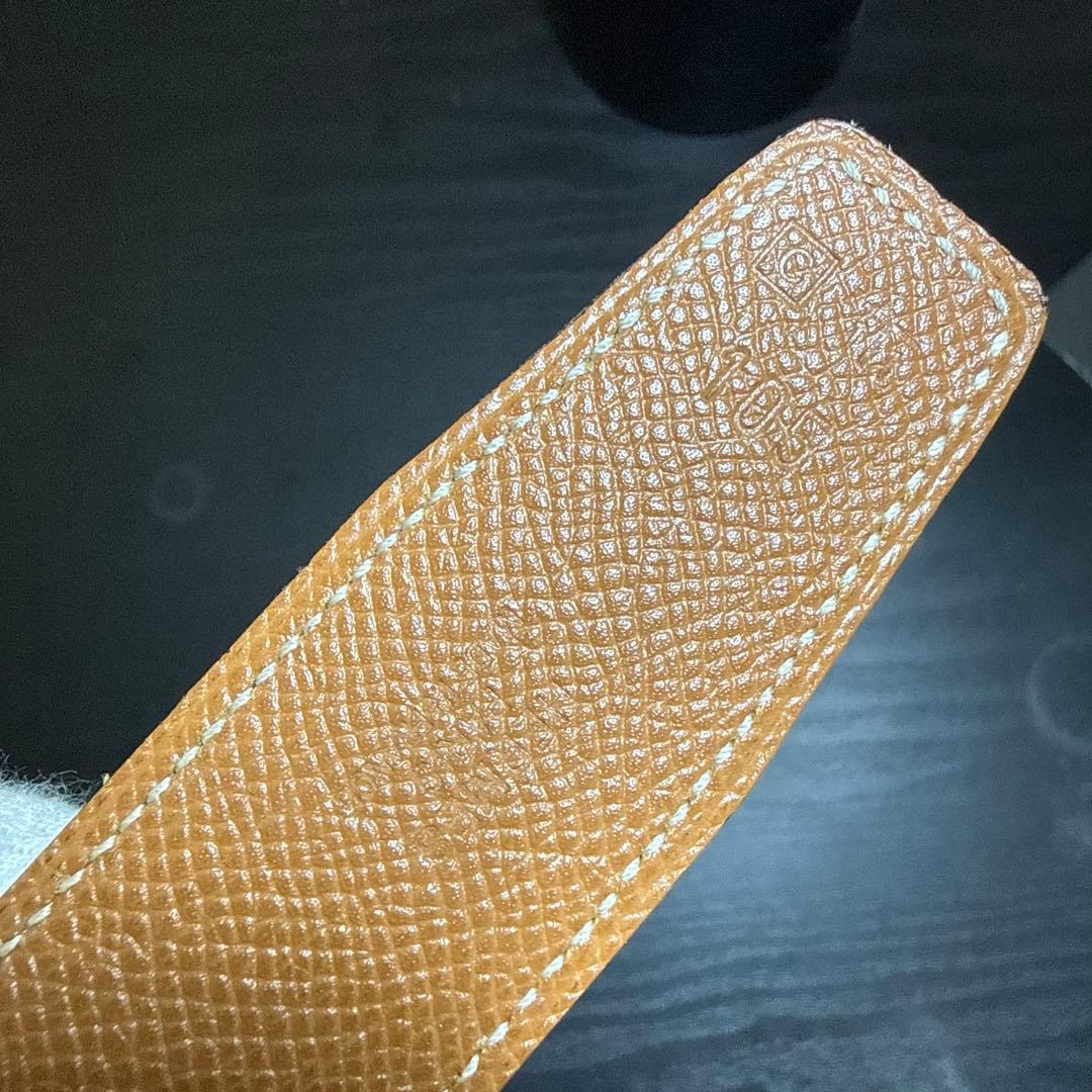 HERMES エルメスコンスタンスリバーシブルベルト105 ゴールドバックル美品