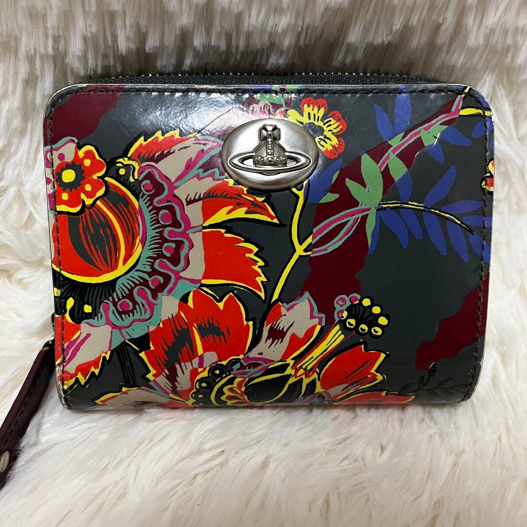 希少 Vivienne Westwood タイガーフラワー 二つ折り財布