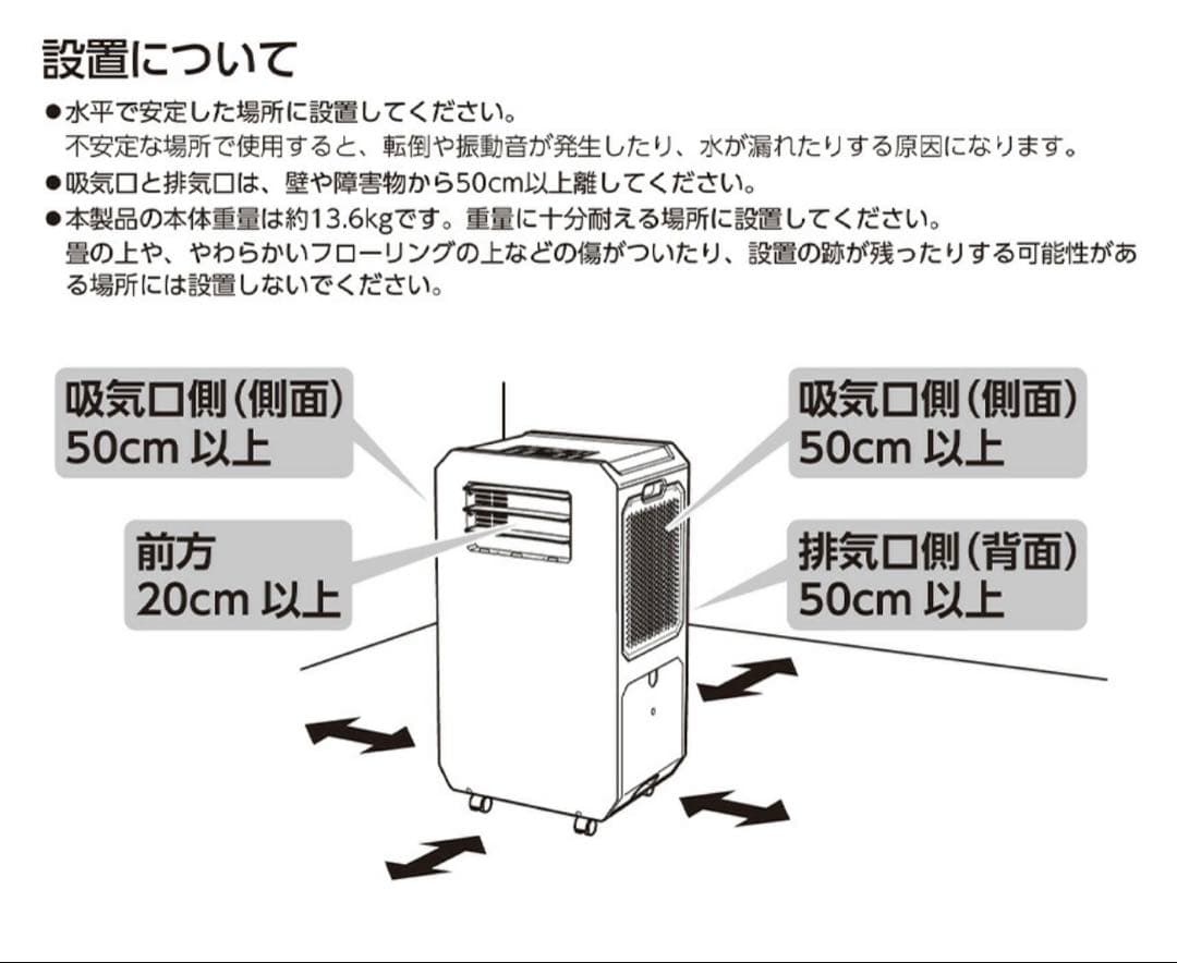新品 THREEUP 排熱ダクトレス スポットクーラー DL-T2501WH