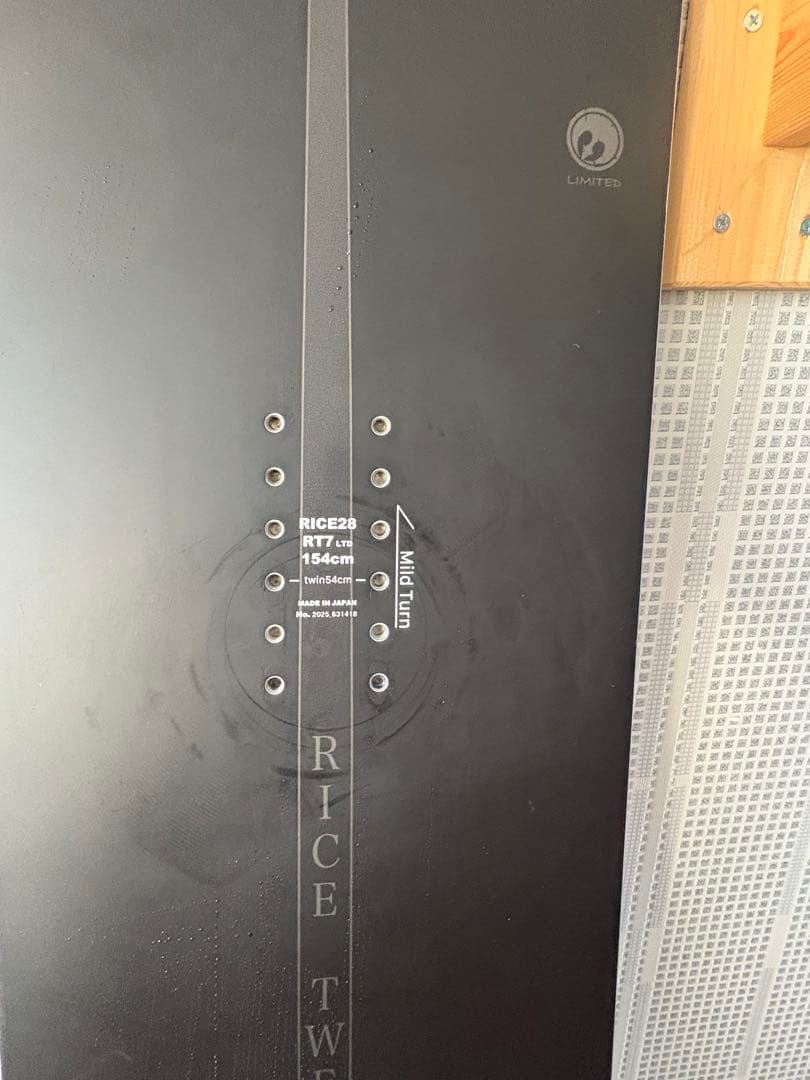 スノーボード RICE28 RT7 LTD 154cm 25-26