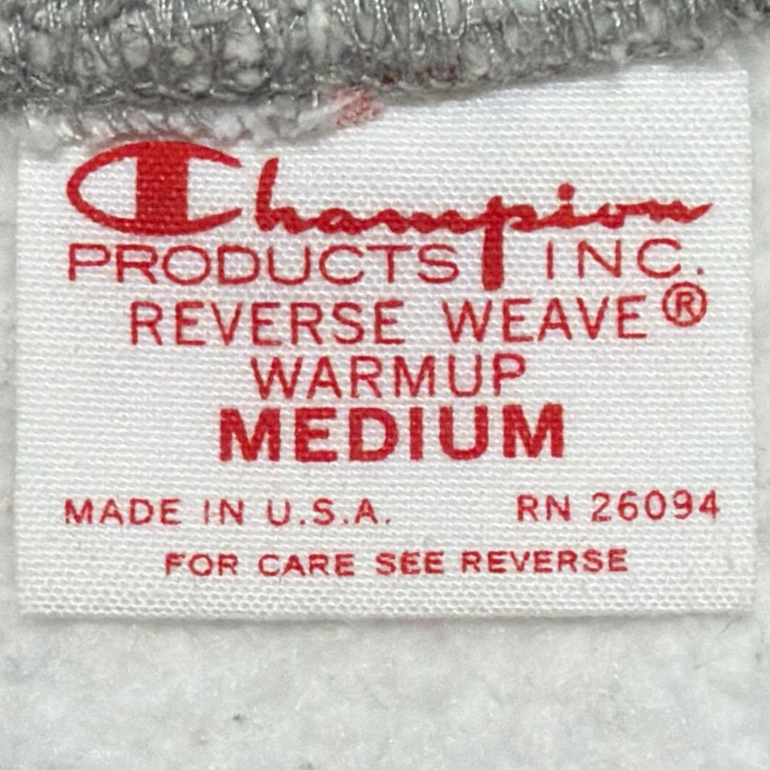USA製 Champion 単色赤タグ 復刻 リバースウィーブ パーカー