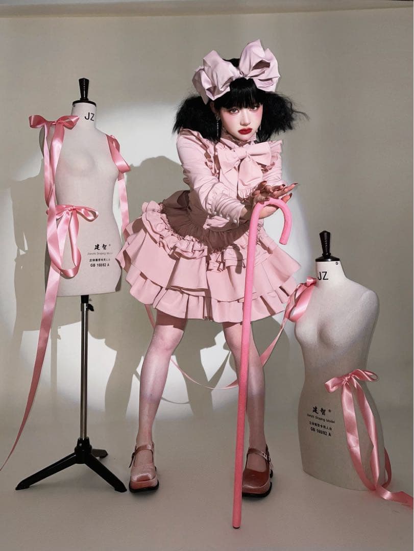 即納♡ CATCOCOONクラシカルドール 長袖 セットアップ ピンク